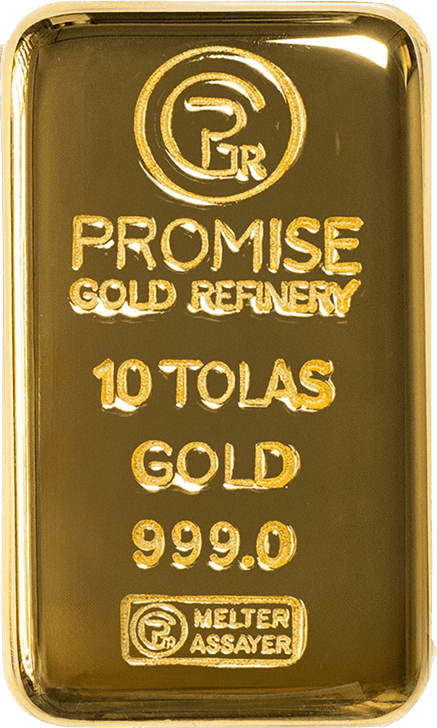 116.64 gm 999.0 Gold TT BAR