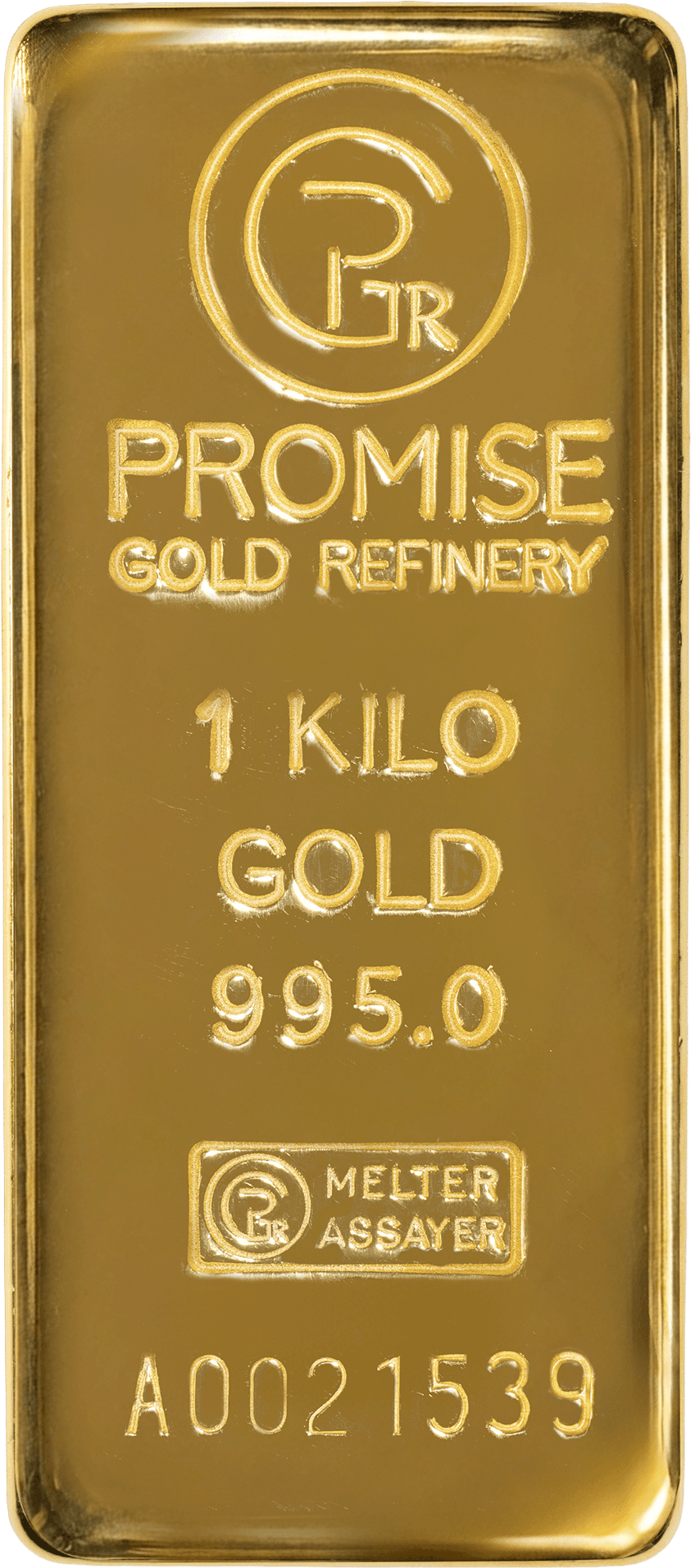 1KG.  995.0 Gold Kilo Bar