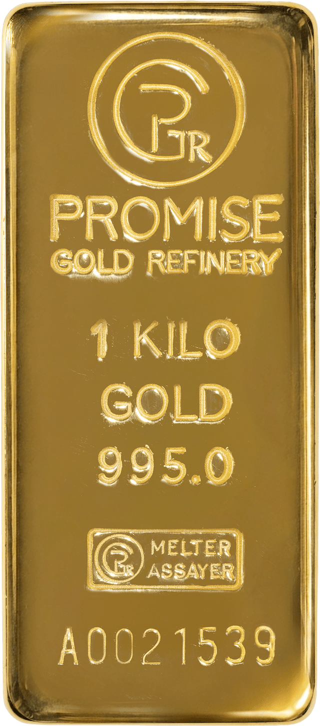 1KG.  995.0 Gold Kilo Bar