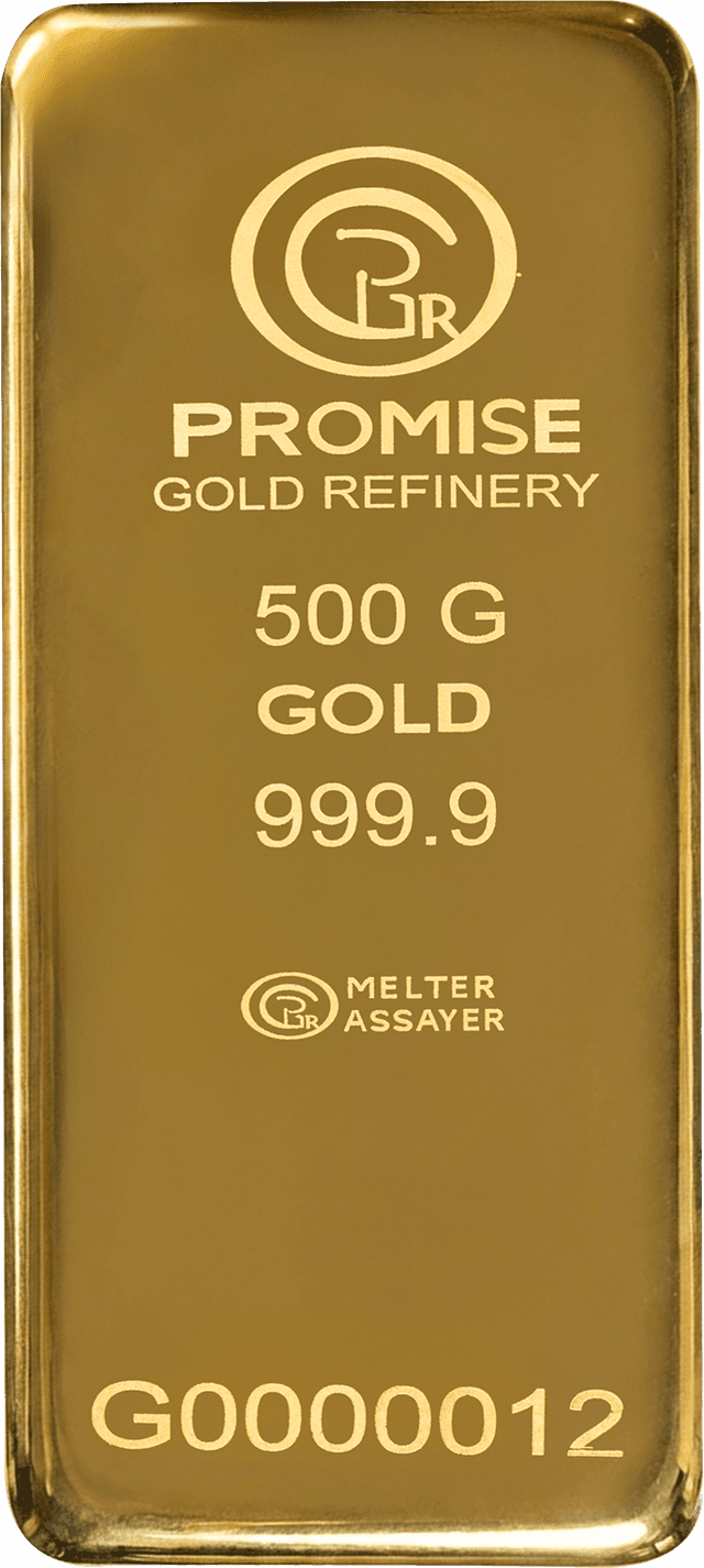 500 gm 999.9  Gold Bar