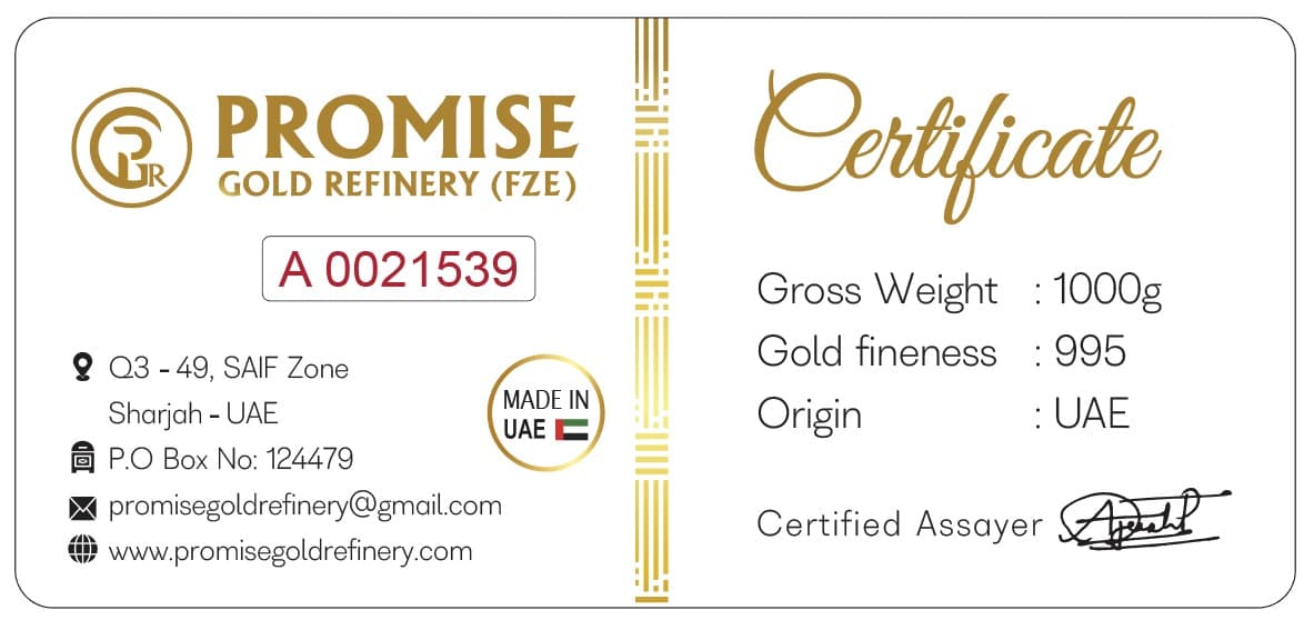1KG.  995.0 Gold Kilo Bar thumbnail 2