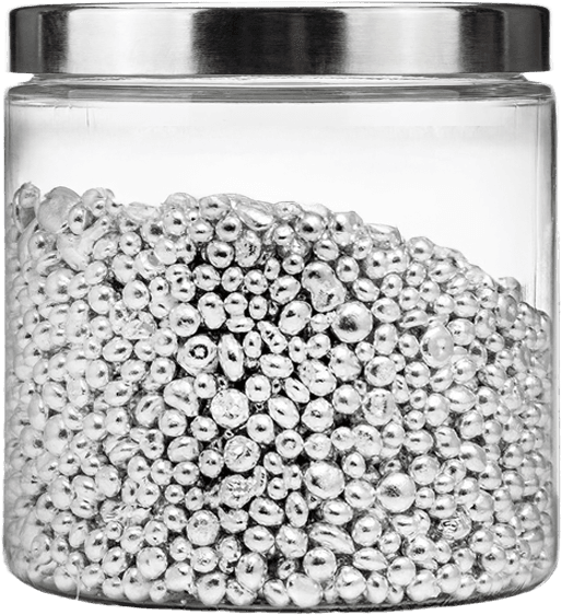 250 gm Silver Grains 999.9 for Fire Assay Lab Analysis