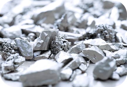 Molten metal being poured